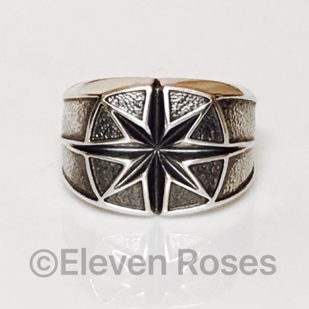 David Yurman Maritime North Star Signet Ring - Picture 8 of 8